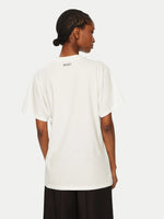 Lade das Bild in den Galerie-Viewer, Hugo Blue | Relaxed-Fit T-Shirt aus Baumwoll-Jersey mit saisonalem Print | 100 white

