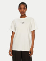 Lade das Bild in den Galerie-Viewer, Hugo Blue | Relaxed-Fit T-Shirt aus Baumwoll-Jersey mit saisonalem Print | 100 white
