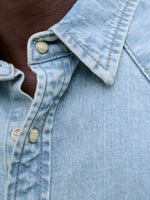 Load image into Gallery viewer, Jack and Jones | WESTERN SHIRT- Hemd 1/1 | LIGHTBLUE hellblau
