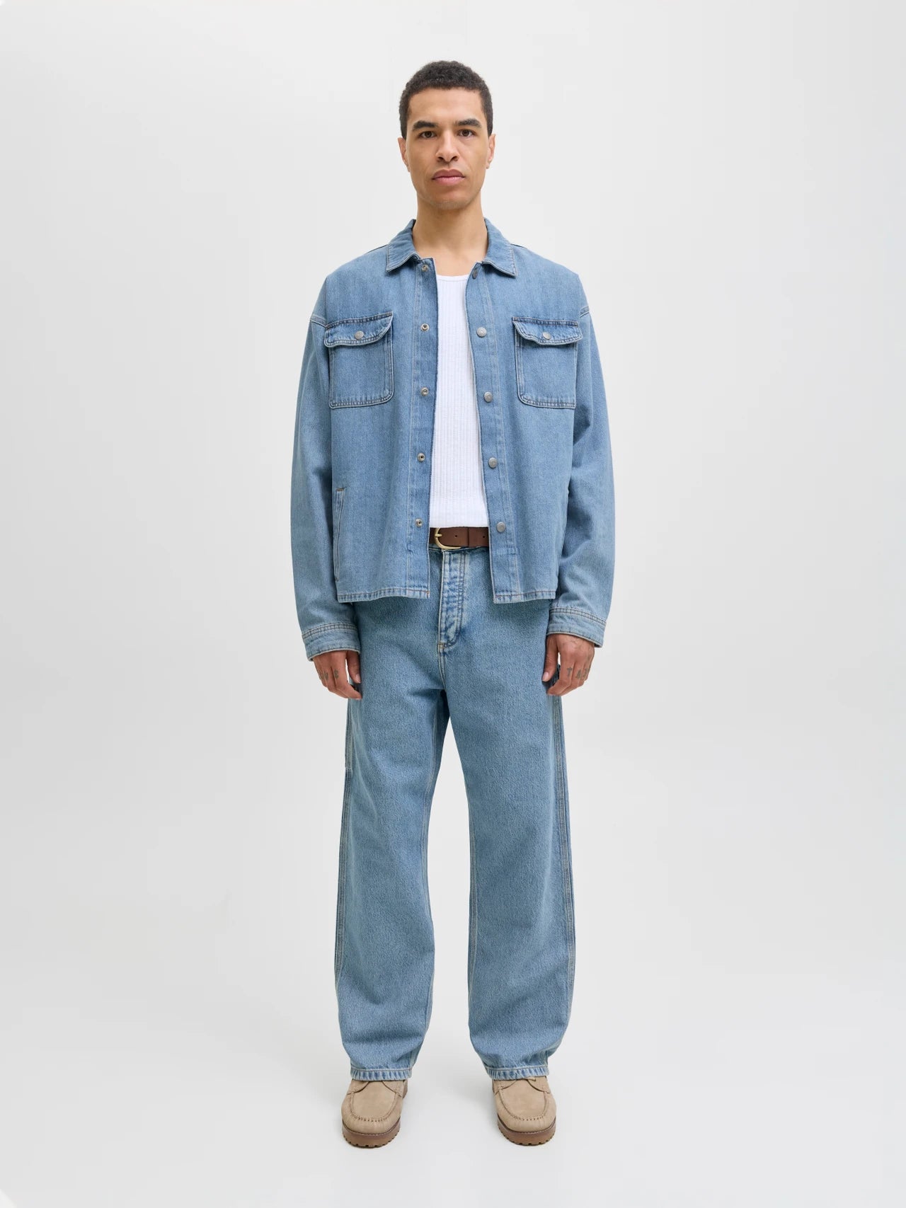 Jack & Jones | ALEX ORIGINAL - Baggy Fit Jeans | Blue denim