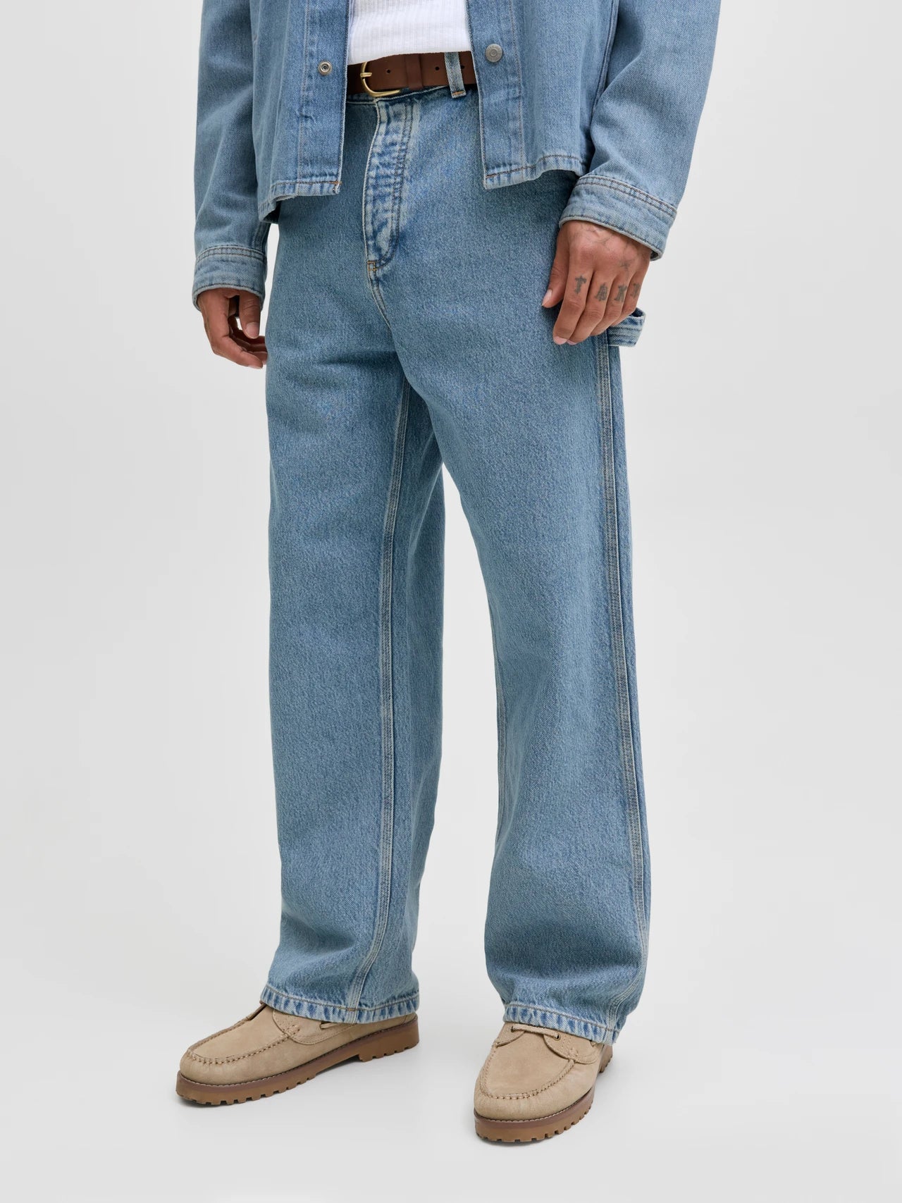 Jack & Jones | ALEX ORIGINAL - Baggy Fit Jeans | Blue denim