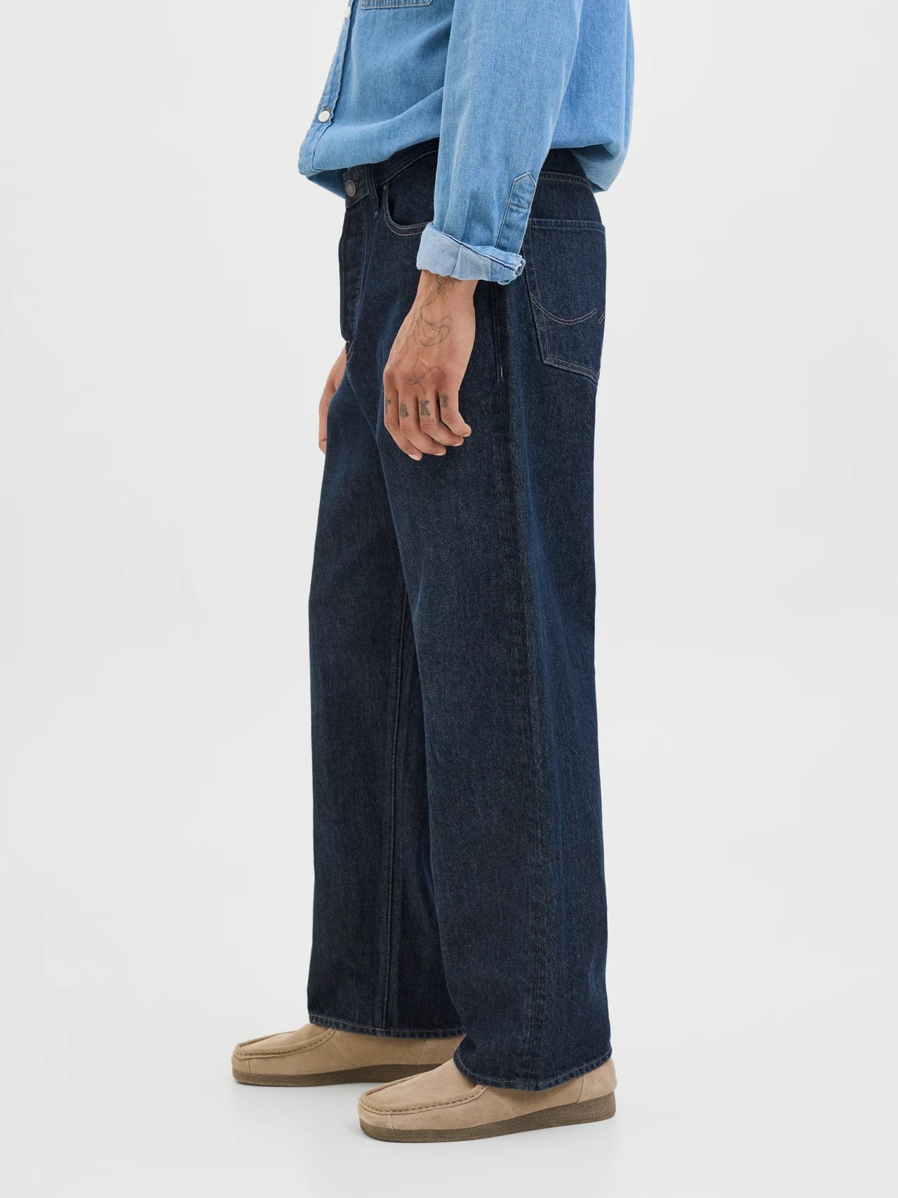 Jack & Jones | ALEX ORIGINAL - Baggy Fit Jeans | Blue denim