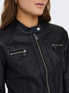 ONLY | Bandit-Pu faux leather jacket | Black