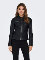 Load image into Gallery viewer, ONLY | Bandit-Pu faux leather jacket | Black
