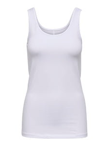 ONLY |  Live Love Tank Top | white