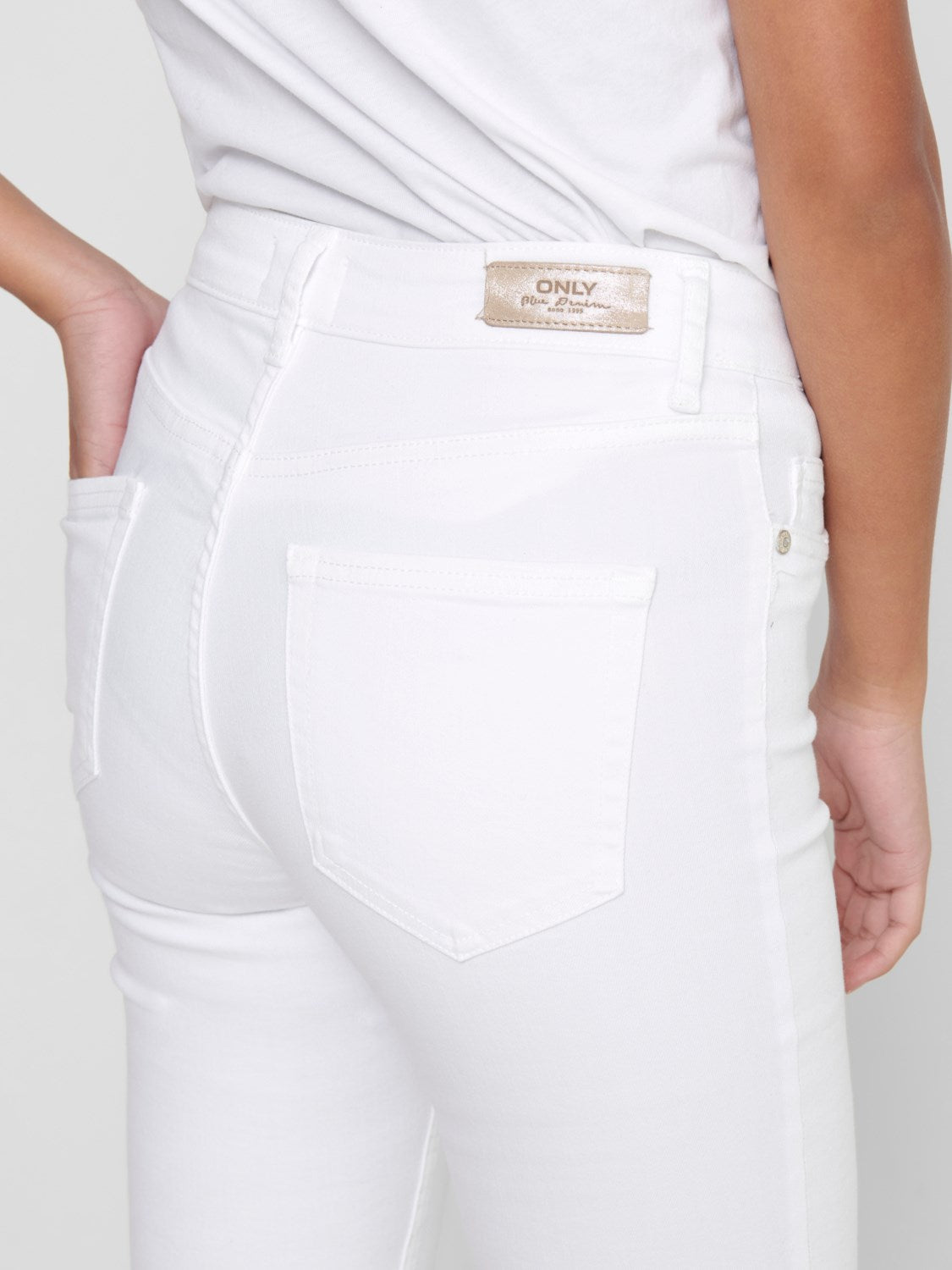 ONLY | Blush Ankle Skinny Fit Jeans | White