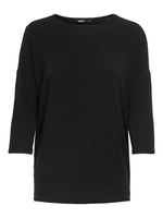 Lade das Bild in den Galerie-Viewer, ONLY | Glamour Shirt 3/4 Sleeve | Black
