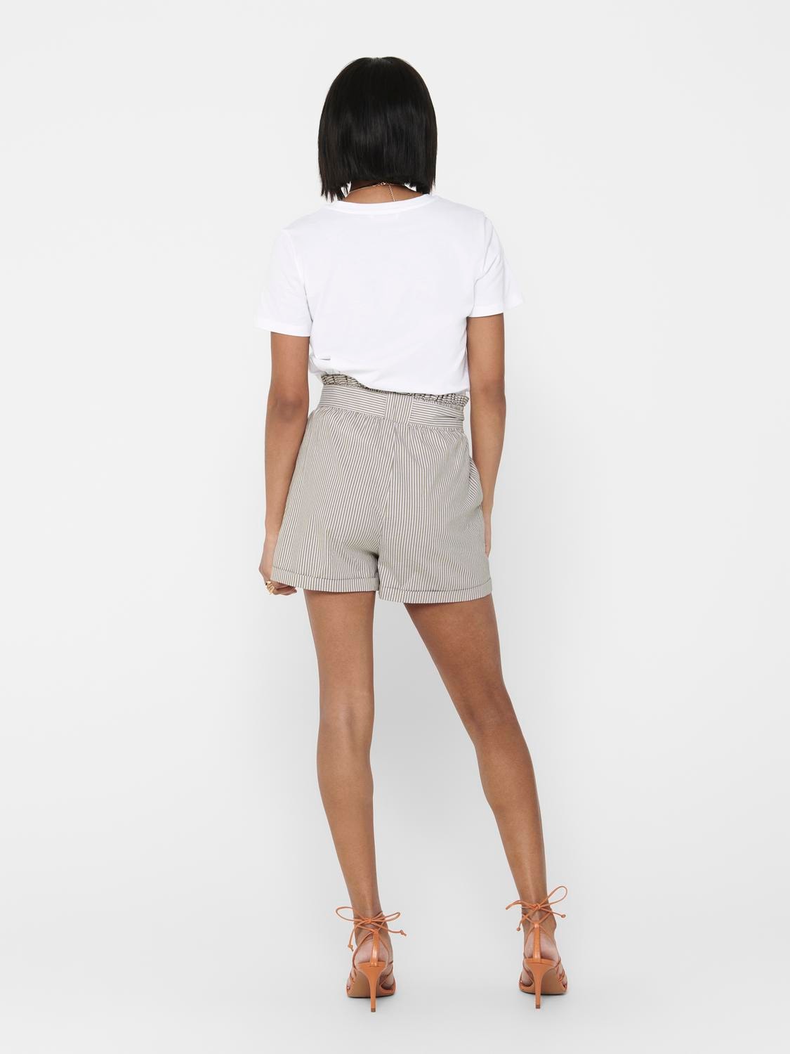 Only | Smilla Belt Short | Toasted Coconut