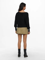 Lade das Bild in den Galerie-Viewer, ONLY | Adaline Strickpullover | Black
