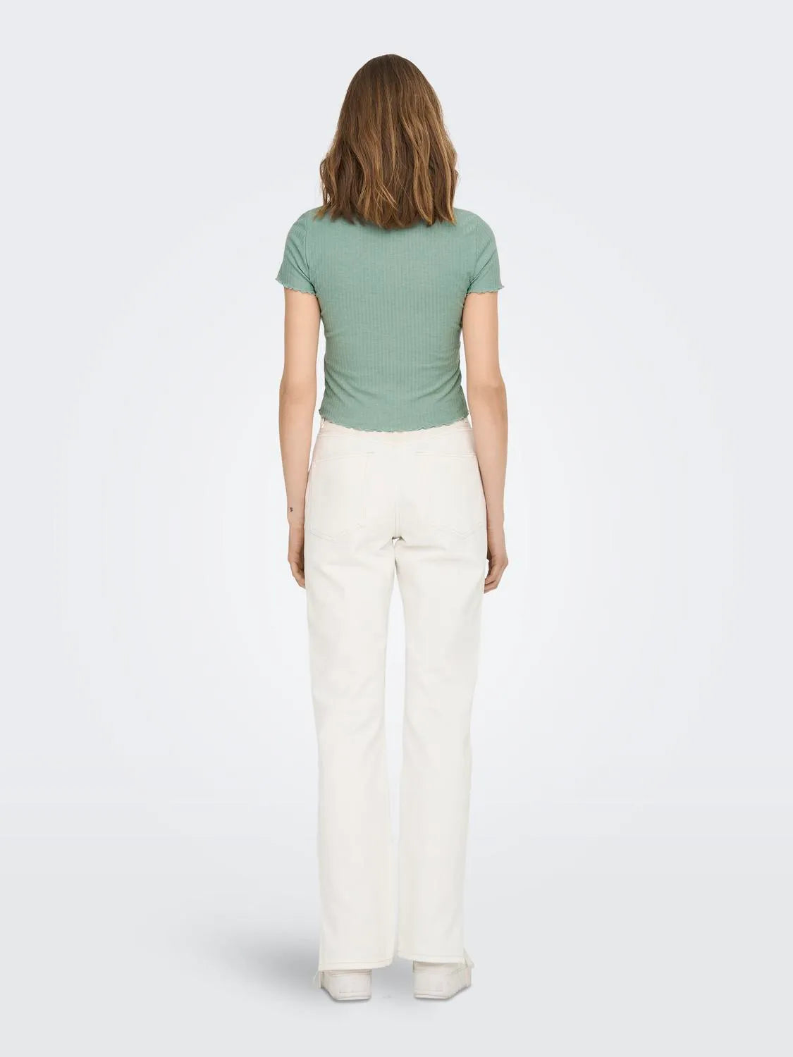 ONLY |  Emma Crop Top | Jadeite