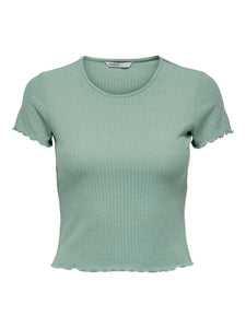 ONLY |  Emma Crop Top | Jadeite