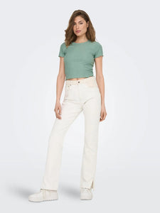 ONLY |  Emma Crop Top | Jadeite