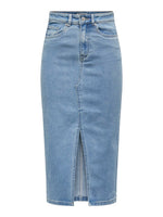 Lade das Bild in den Galerie-Viewer, Only | Midi Jeans Rock | Light Blue
