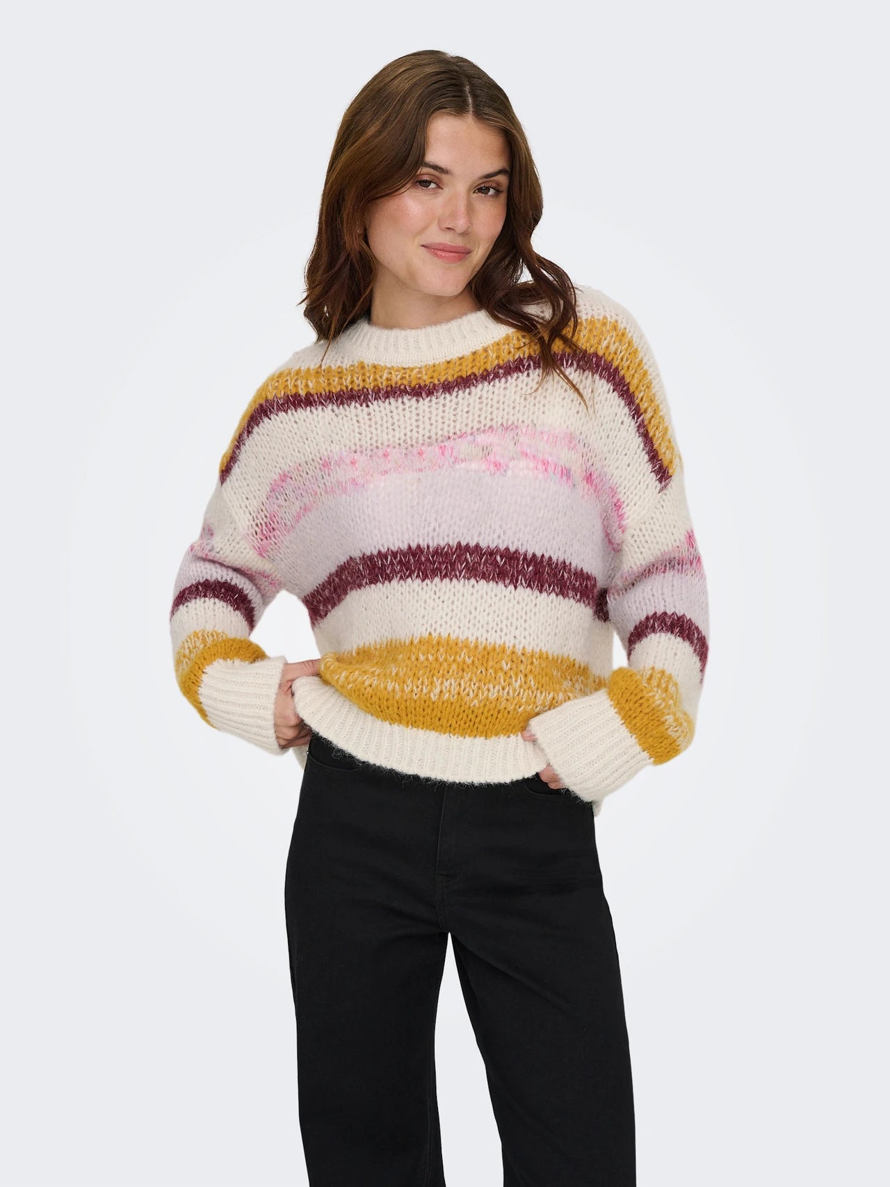 ONLY | ALYSSA Strickpullover | Birch Aqua