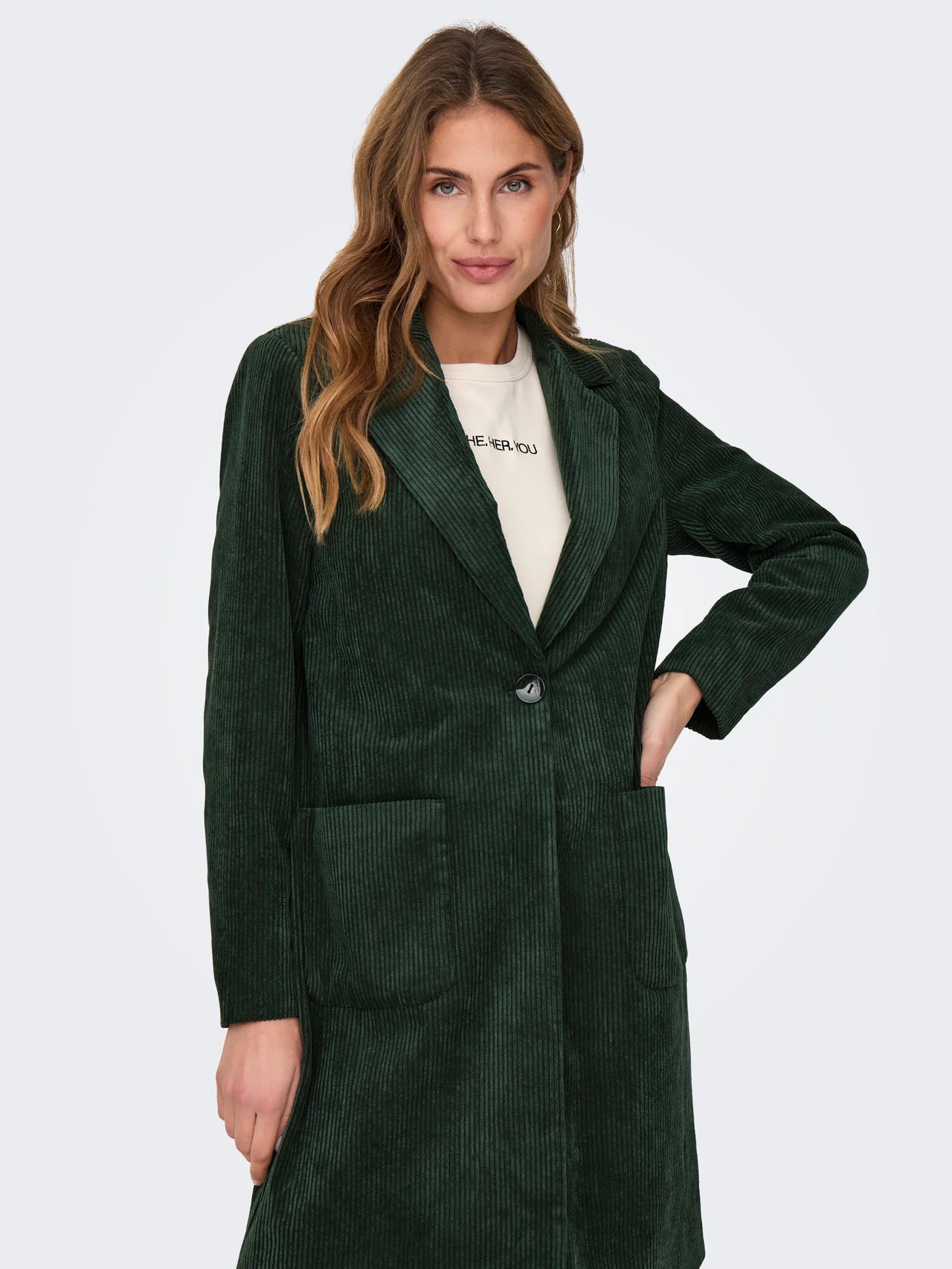ONLY | ASTRID Cord Mantel | Rosin