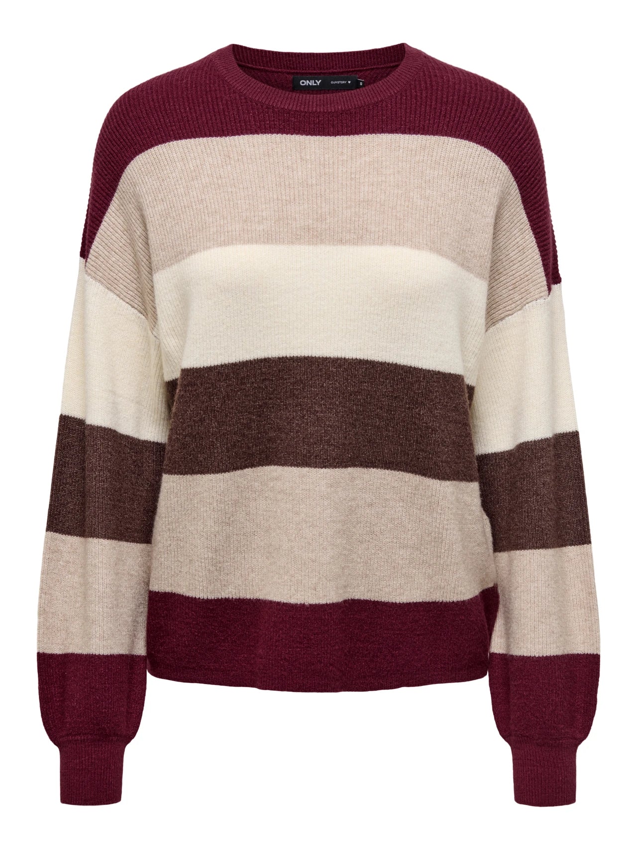 ONLY | Latia Strickpullover | ZINFANDEL rot