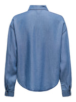 Lade das Bild in den Galerie-Viewer, ONLY | CHARIS Hemd | Medium Blue usedwashed
