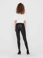 Lade das Bild in den Galerie-Viewer, Only | Leggings Lederoptik | Black
