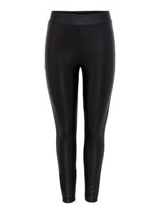 Only | Leggings Lederoptik | Black