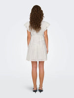 Lade das Bild in den Galerie-Viewer, ONLY | HELENA Kurzes Kleid | Cloud dancer
