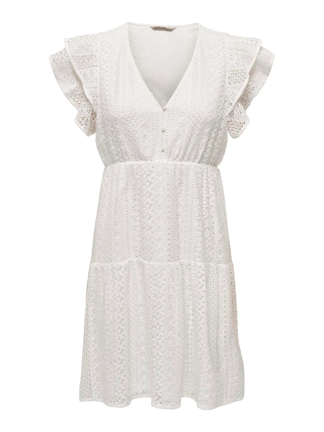 ONLY | HELENA Kurzes Kleid | Cloud dancer
