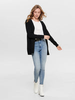 Lade das Bild in den Galerie-Viewer, ONLY | Lesly offene Strickjacke | Black
