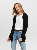 Lade das Bild in den Galerie-Viewer, ONLY | Lesly offene Strickjacke | Black
