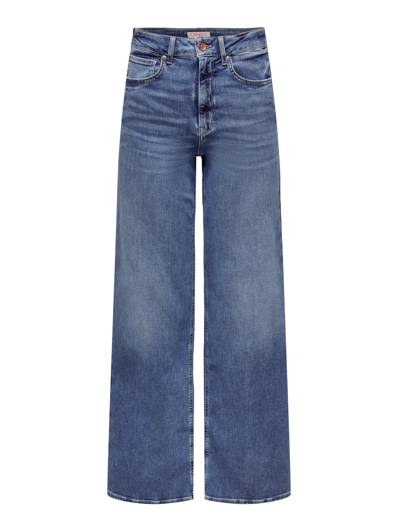 ONLY | MEDISON BLUSH WIDE HIGH WAIST JEANS | MEDIUM BLUE