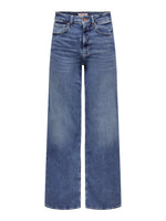 Lade das Bild in den Galerie-Viewer, ONLY | MEDISON BLUSH WIDE HIGH WAIST JEANS | MEDIUM BLUE
