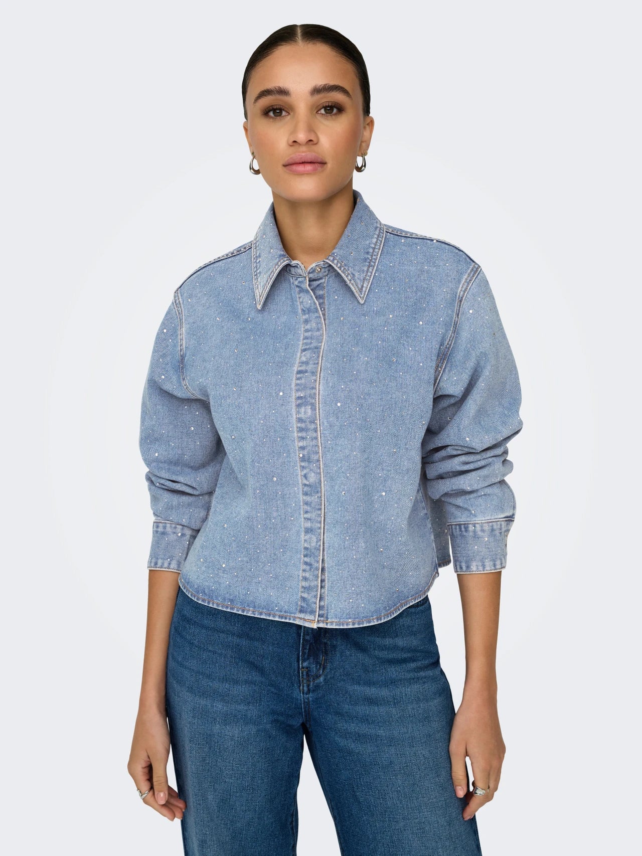 Only | MAGGIE Jeanshemd | MEDIUM BLUE usedwashed