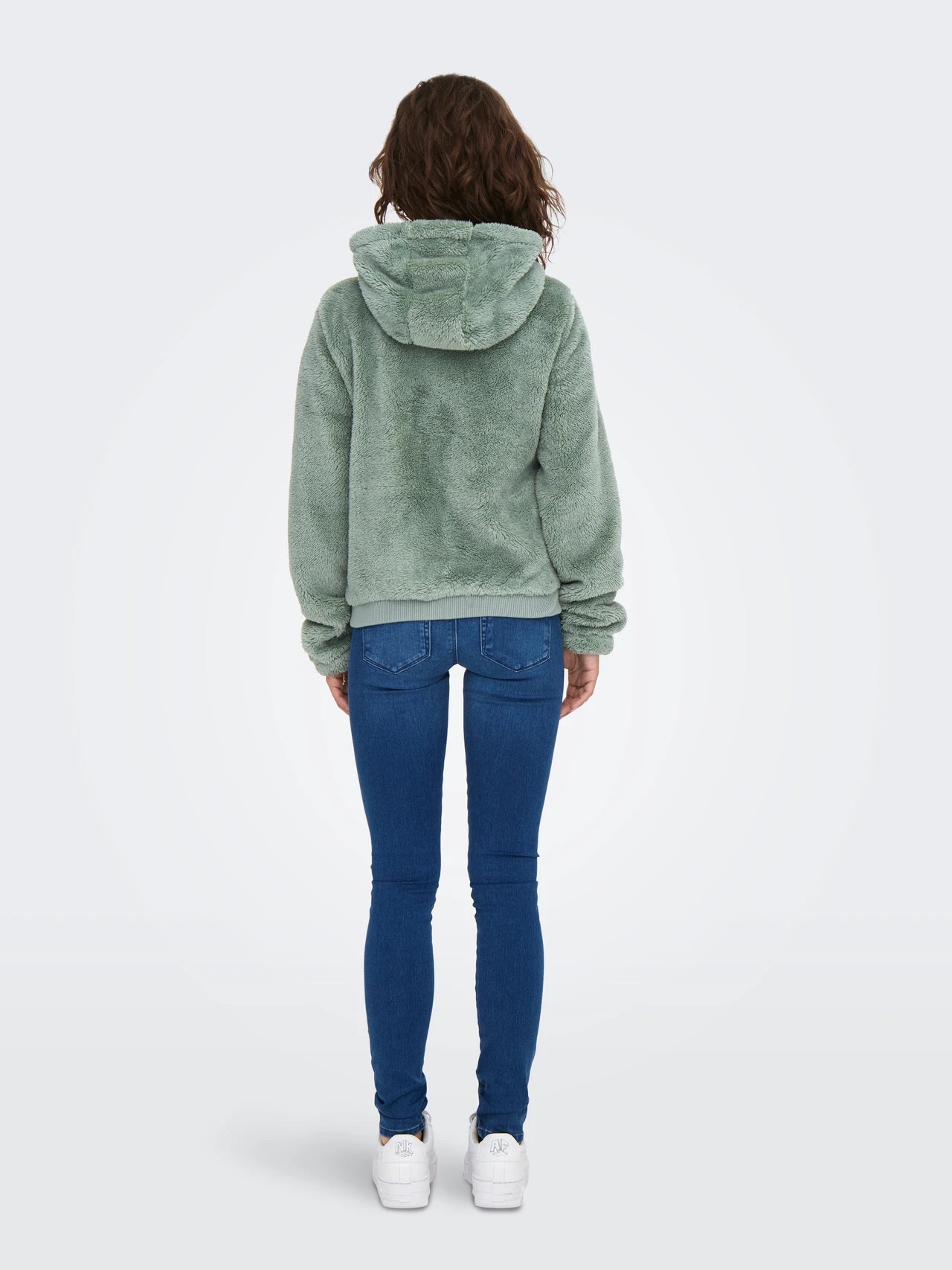 ONLY | NEWANNA Teddyfell Jacke | Lily pad