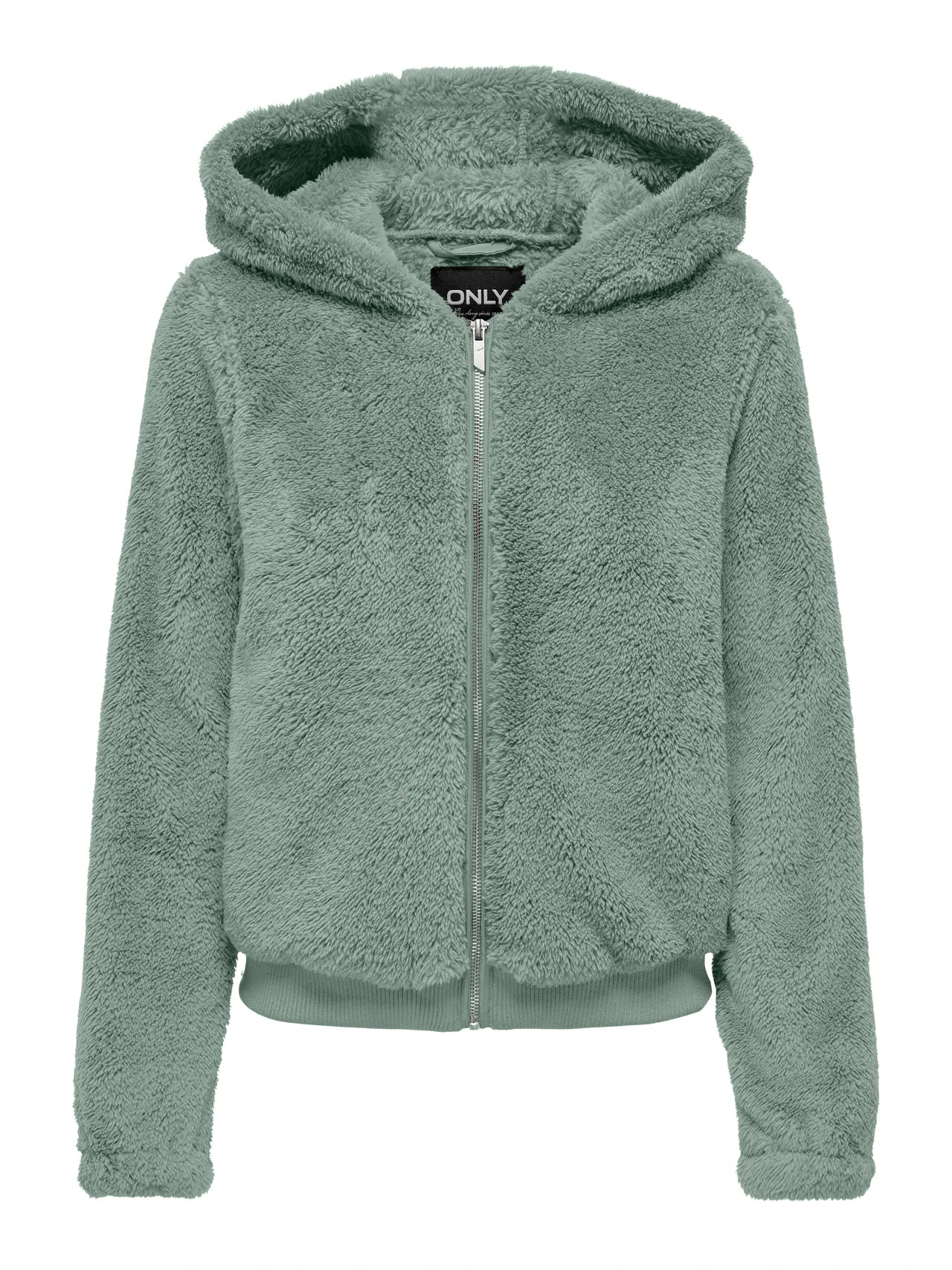 ONLY | NEWANNA Teddyfell Jacke | Lily pad