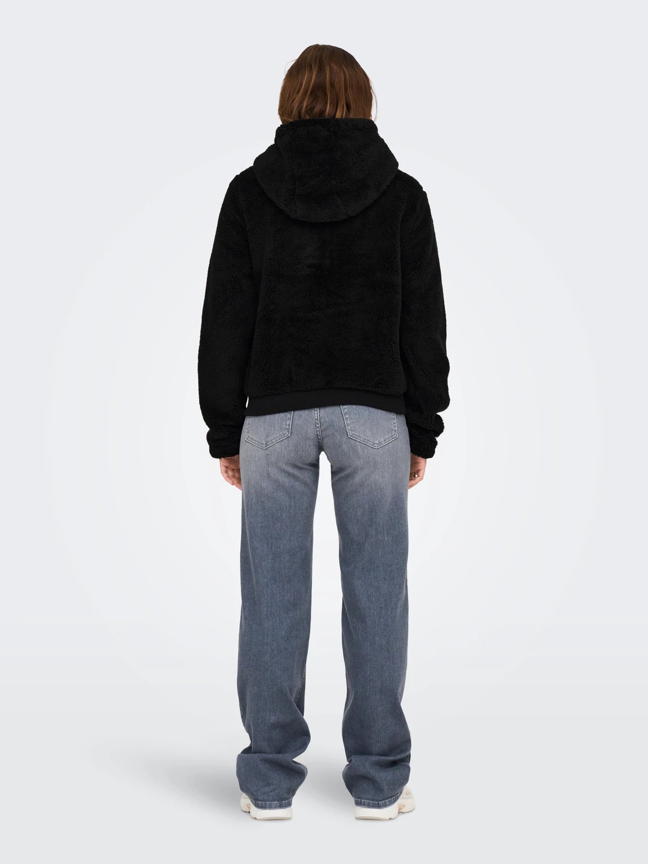 ONLY | NEWANNA Teddyfell Jacke | Black