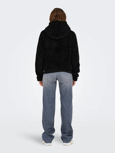 ONLY | NEWANNA Teddyfell Jacke | Black