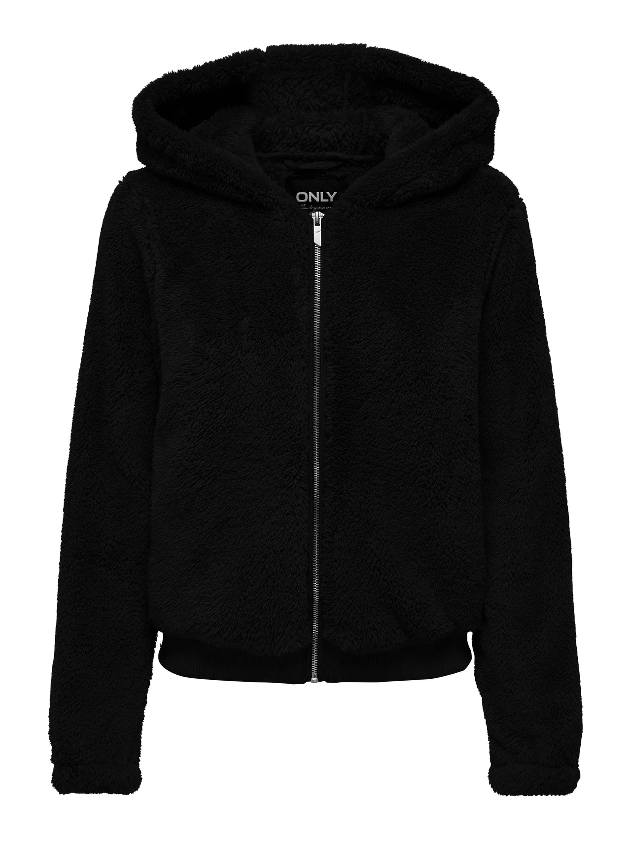 ONLY | NEWANNA Teddyfell Jacke | Black