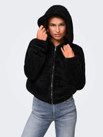 Lade das Bild in den Galerie-Viewer, ONLY | NEWANNA Teddyfell Jacke | Black
