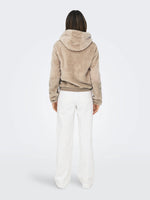 Lade das Bild in den Galerie-Viewer, ONLY | NEWANNA Teddyfell Jacke | Humus
