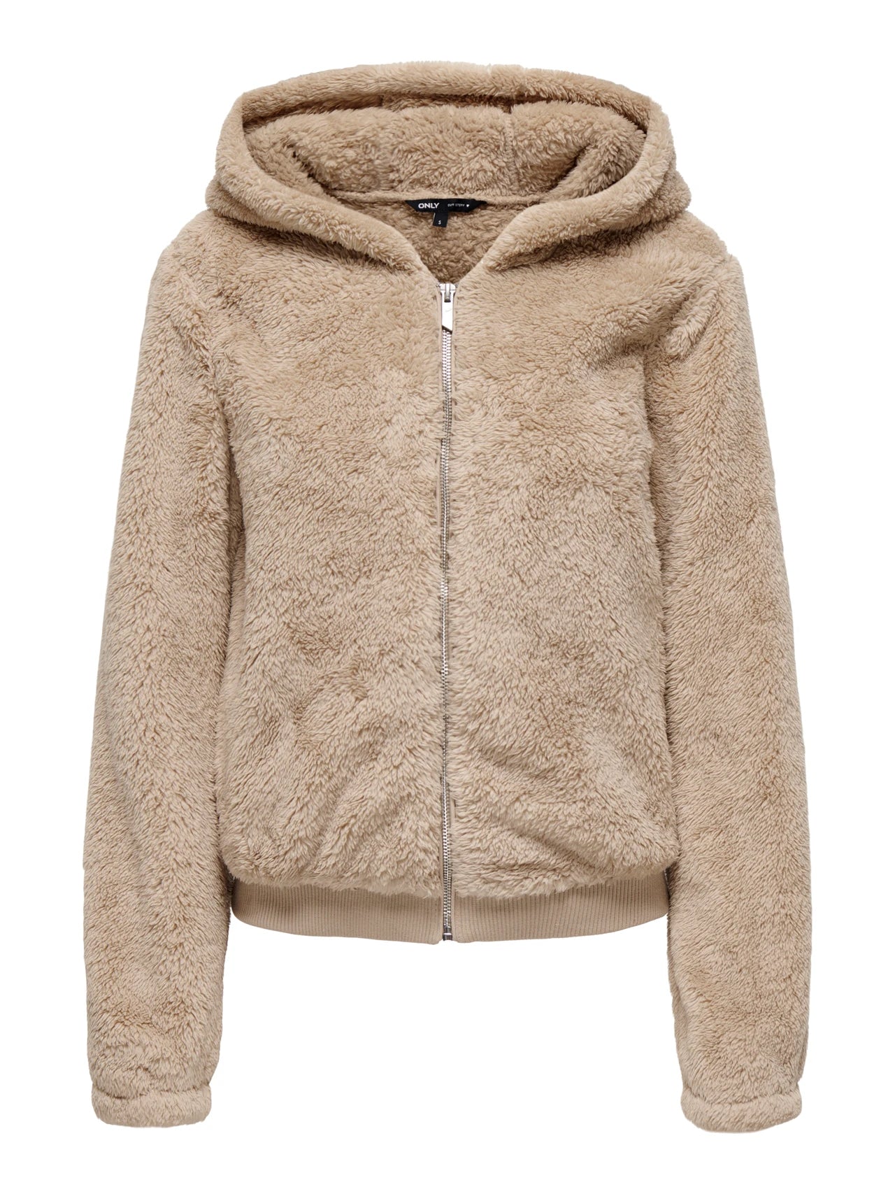 ONLY | NEWANNA Teddyfell Jacke | Humus