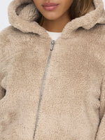 Lade das Bild in den Galerie-Viewer, ONLY | NEWANNA Teddyfell Jacke | Humus
