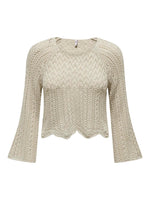 Lade das Bild in den Galerie-Viewer, ONLY | Nola Strickpullover | FEATHER GRAY
