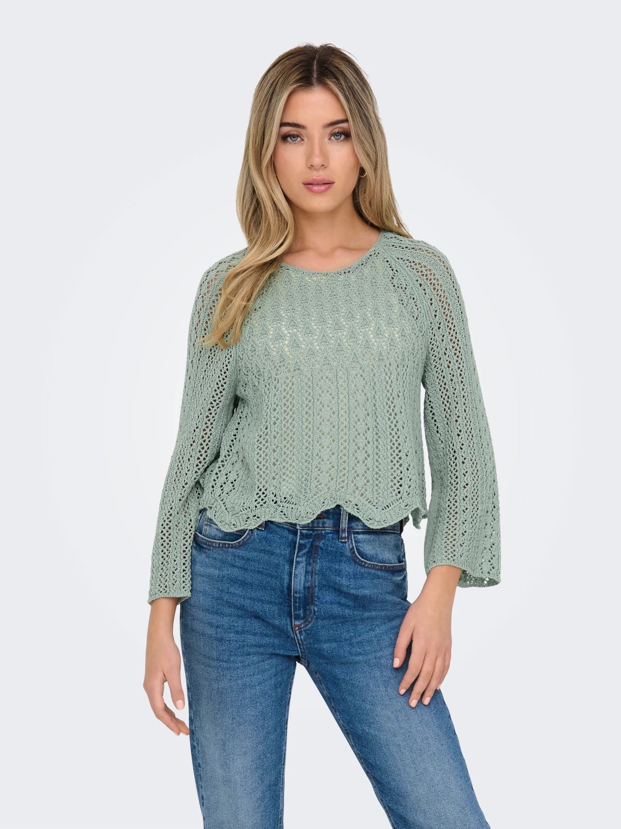 ONLY | Nola Strickpullover | JADEITE