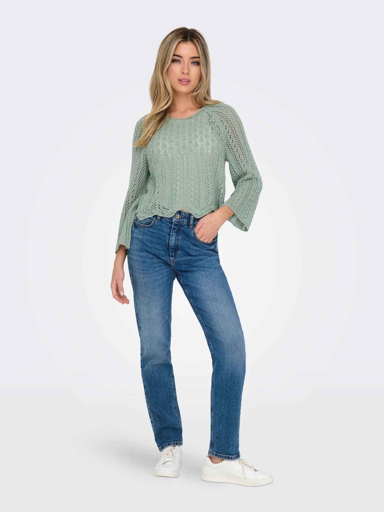 ONLY | Nola Strickpullover | JADEITE