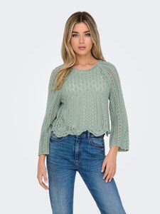 ONLY | Nola Strickpullover | JADEITE