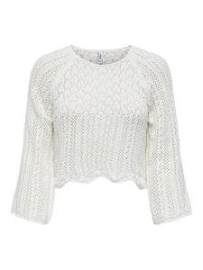 ONLY | Nola knitted sweater | CLOUD DANCER