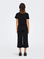 Lade das Bild in den Galerie-Viewer, Only | NOVA Crop Palazzo Hose | Black
