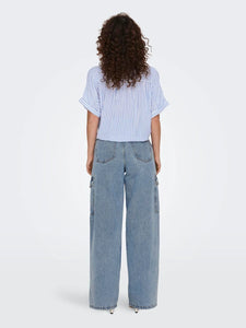 ONLY | PAULA Hemd | Cloud dancer stripes