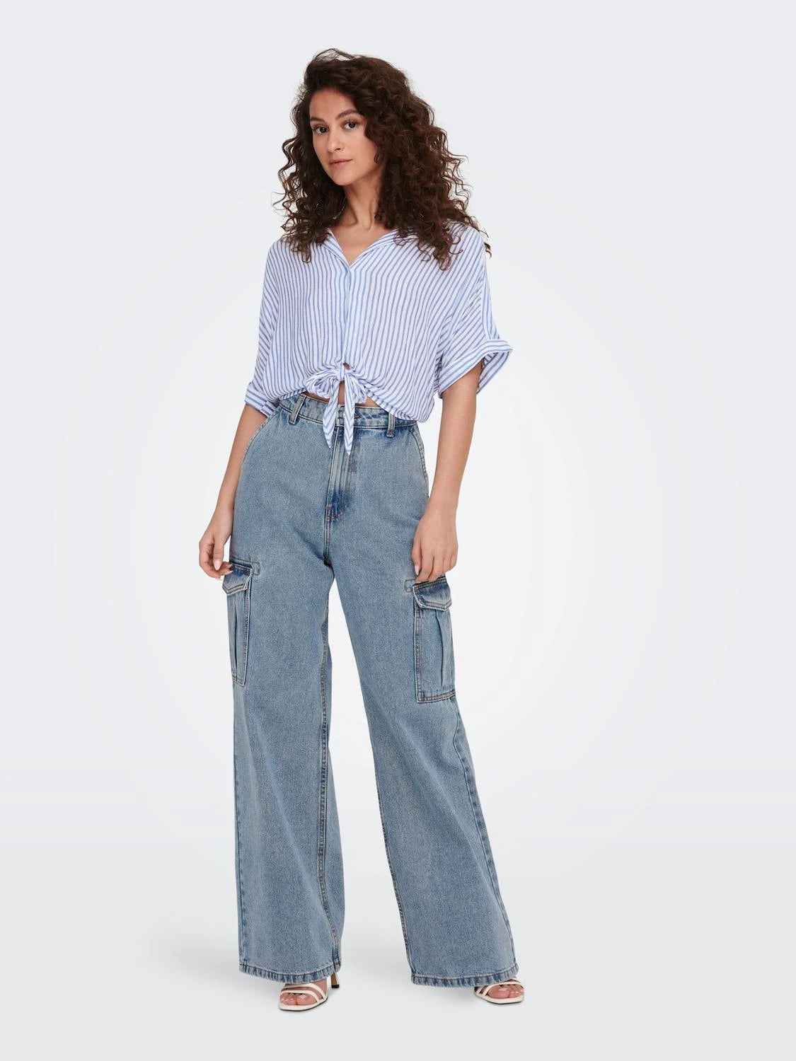 ONLY | PAULA Hemd | Cloud dancer stripes