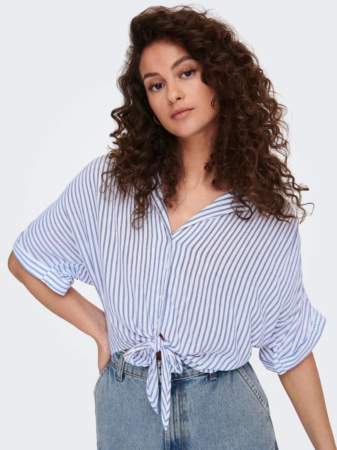 ONLY | PAULA Hemd | Cloud dancer stripes