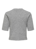 Lade das Bild in den Galerie-Viewer, ONLY | RENE Strickjacke  | MED grey bling
