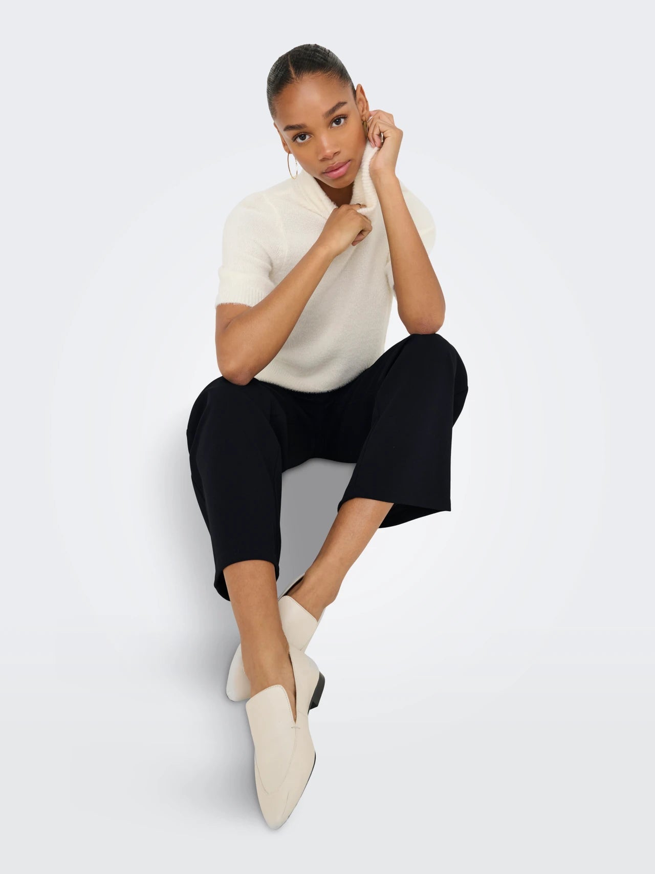 Only | RINA Gerade geschnitten Hose | Black